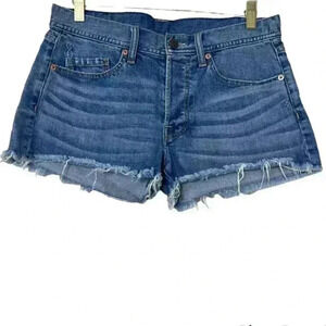 Genetic denim Frayed Hem Denim Shorts Size 28